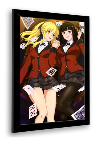 Quadro Decorativo Kakegurui Anime 23x33cm